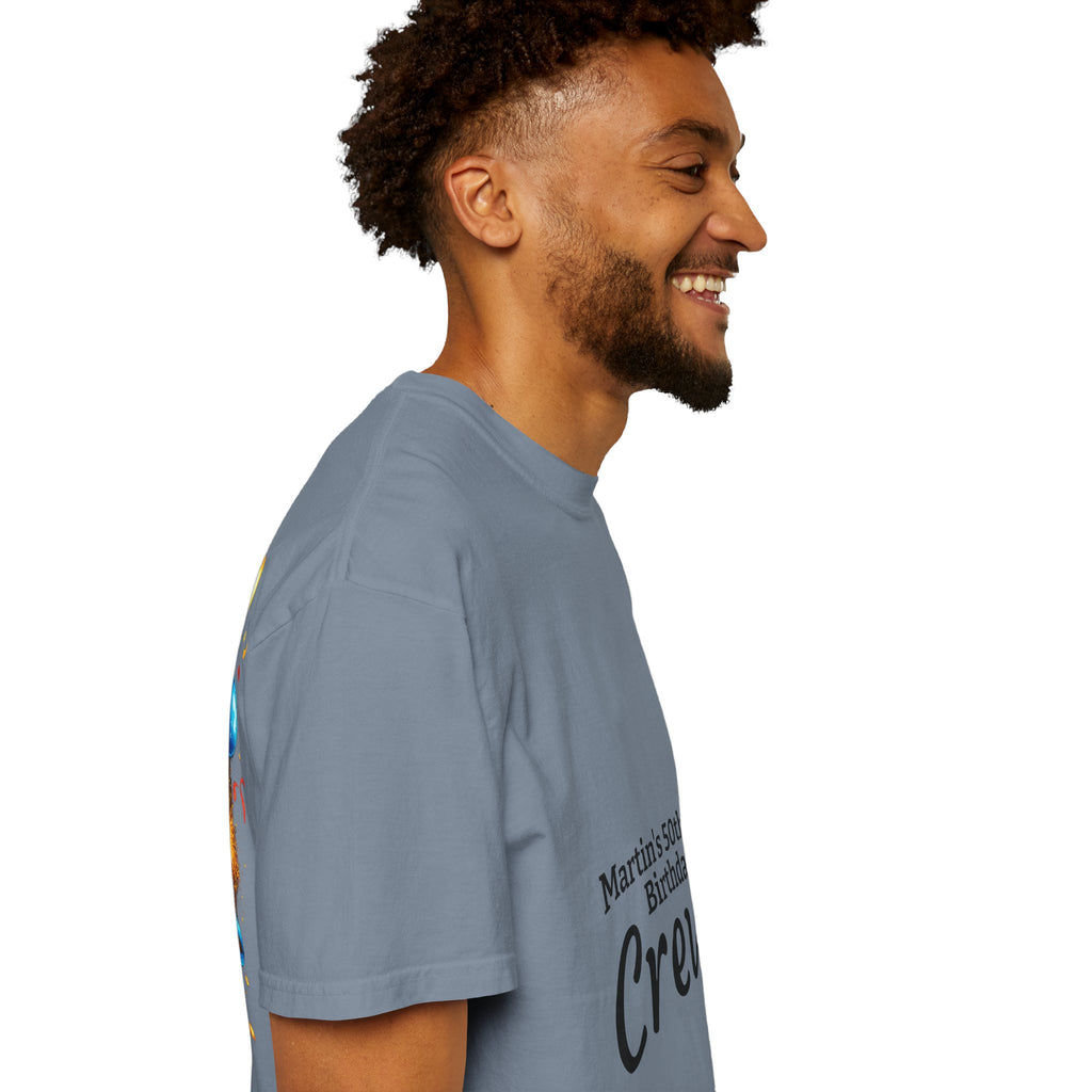 Custom Name & Age Birthday Crew T-Shirt – Personalized Group Shirt