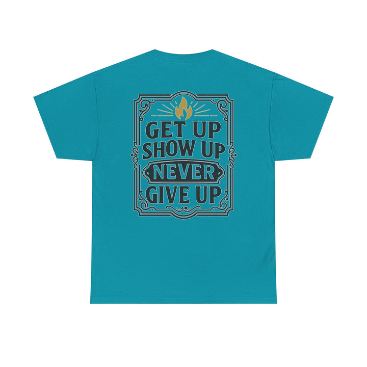 Barbells Over Breakdown. Unisex Heavy Cotton Tee