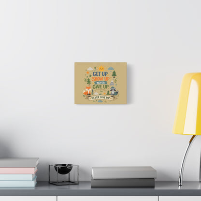 Kids Inspirational Canvas Wall Art – Premium Motivational Canvas Print for Bedroom, Playroom & Nursery Décor
