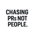 Chasing PRs Not People Sticker