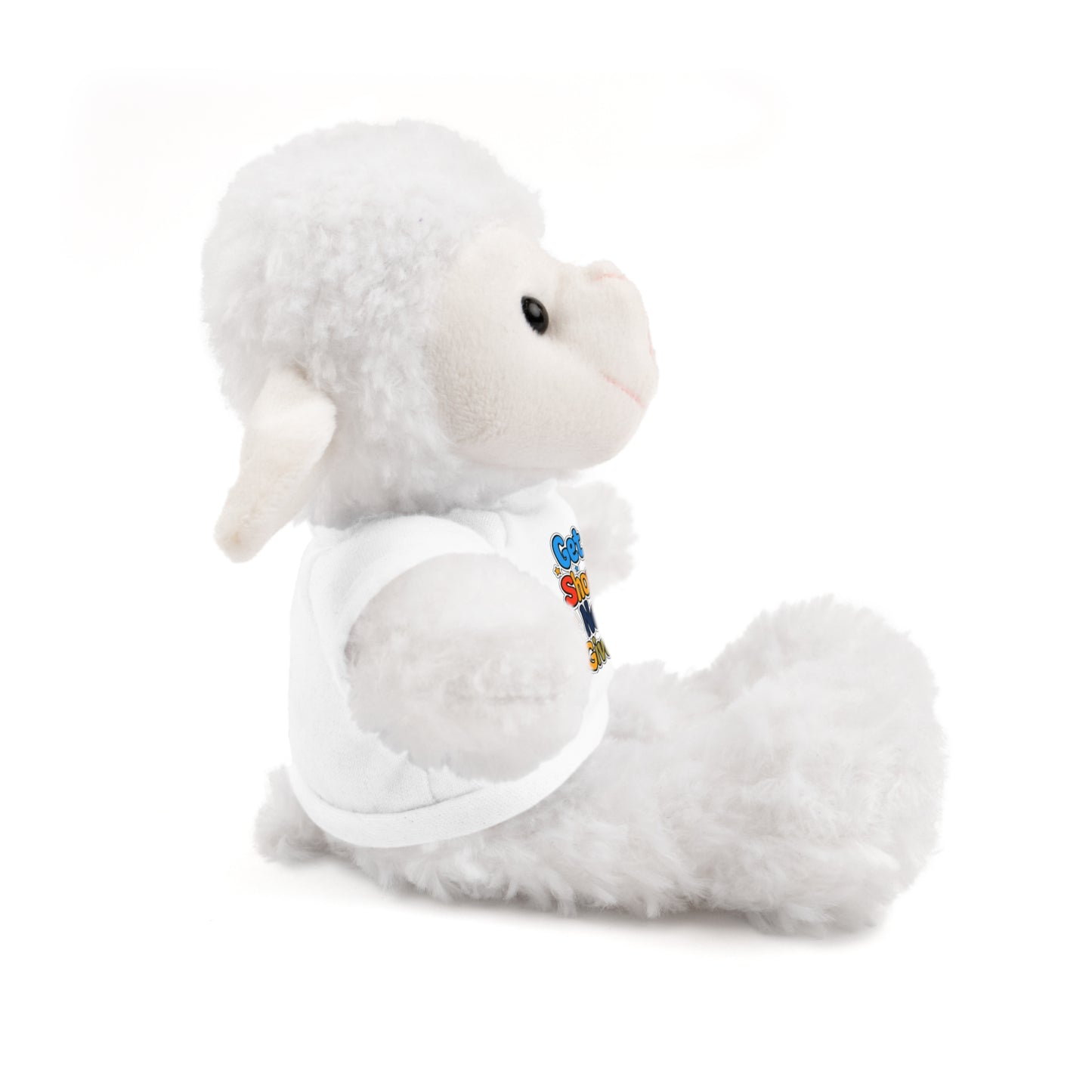 Stuffed Animals with Tee " Get Up Show Up Never Give Up"