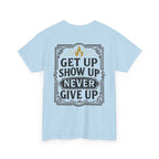 Barbells Over Breakdown. Unisex Heavy Cotton Tee