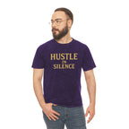 Hustle in Silence. Unisex Vintage Mineral Wash Tee