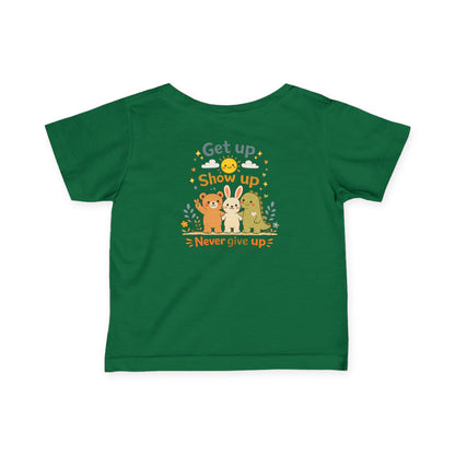 Infant Motivational Jersey T-Shirt | Soft Cotton Baby Graphic Tee | Inspirational Infant Shirt | Positive Message Baby Clothing | Cute Baby Outfit Gift
