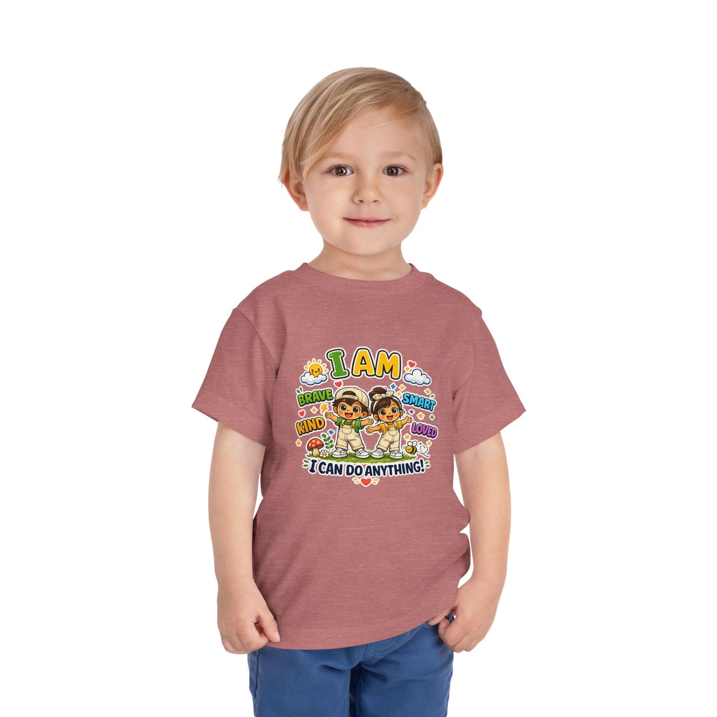 Toddler Motivational T-Shirt | Inspirational Kids Graphic Tee | Soft Cotton Toddler Shirt | Positive Mindset Children's Clothing | Everyday Comfort Tee