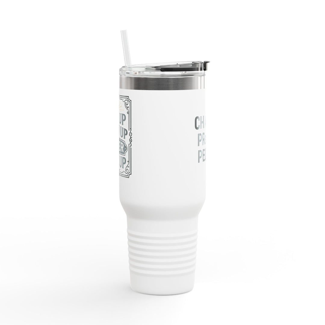 “I Chase PR’s not people” Insulated Travel Mug, 40oz