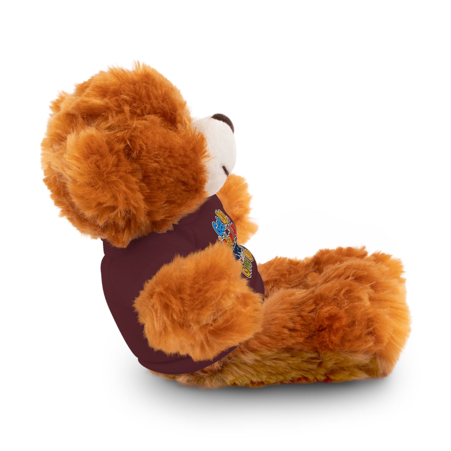 Stuffed Animals with Tee " Get Up Show Up Never Give Up"