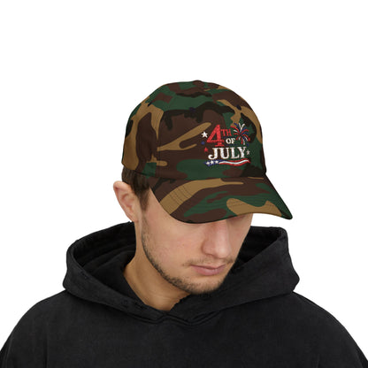 Patriotic Dad Hat – 4th of July Adjustable Baseball Cap for Men & Women