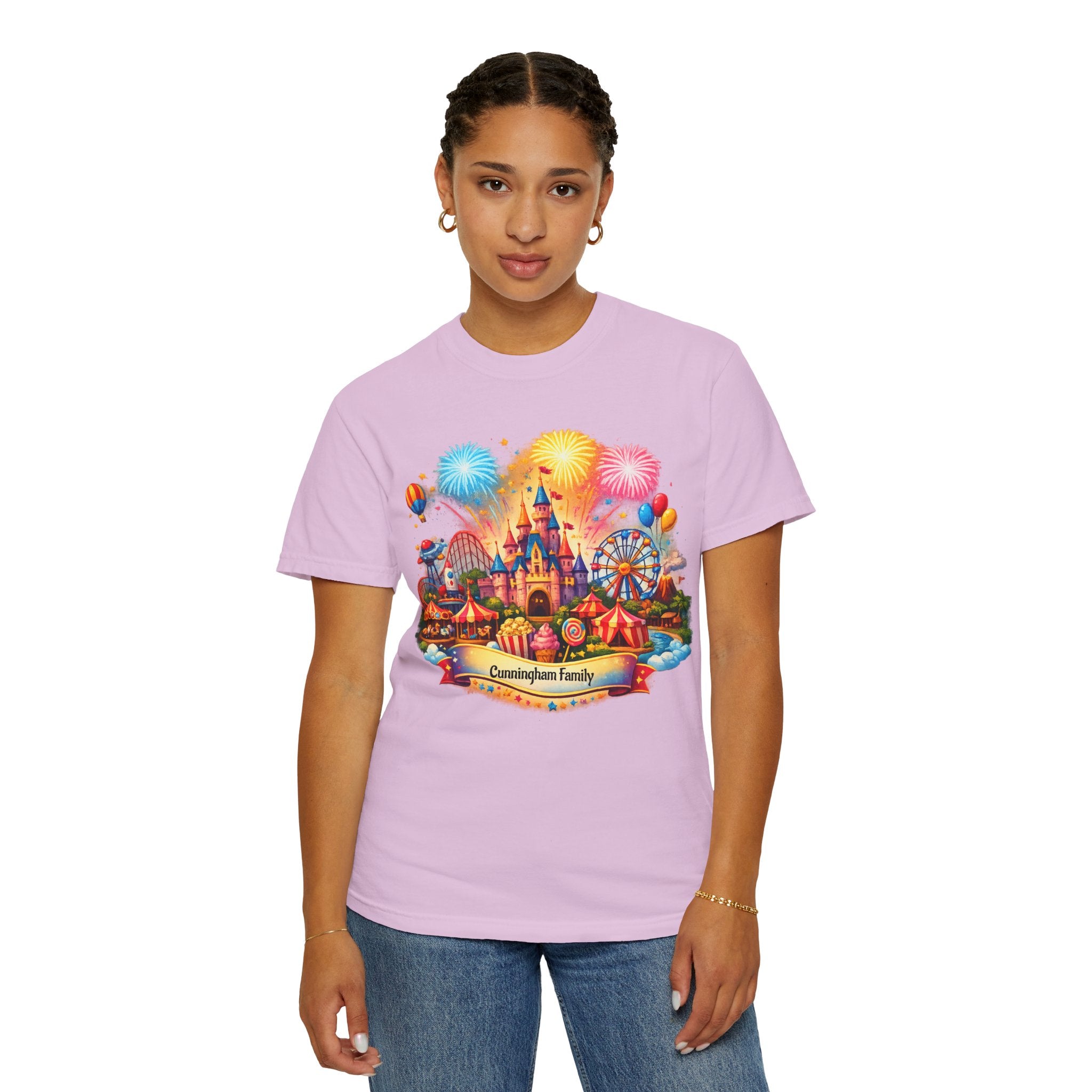 Customizable Name Graphic T-Shirt – for Disney Trips, Theme Park Vacations