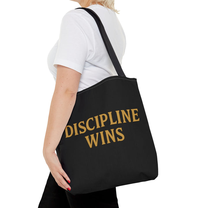 Discipline Wins. Tote Bag
