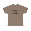 Barbells Over Breakdown. Unisex Heavy Cotton Tee