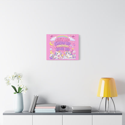 Kids Inspirational Canvas Wall Art – Premium Motivational Canvas Print for Bedroom, Playroom & Nursery Décor