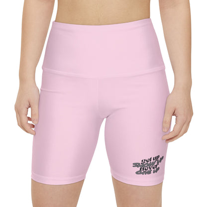 No Limits Performance Shorts – Move Freely, Train Harder (light Pink)