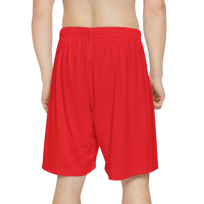 Relentless Performance Men’s Sports Shorts (Red)