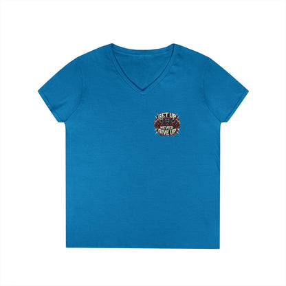 Women's V Neck-Strength in Motion