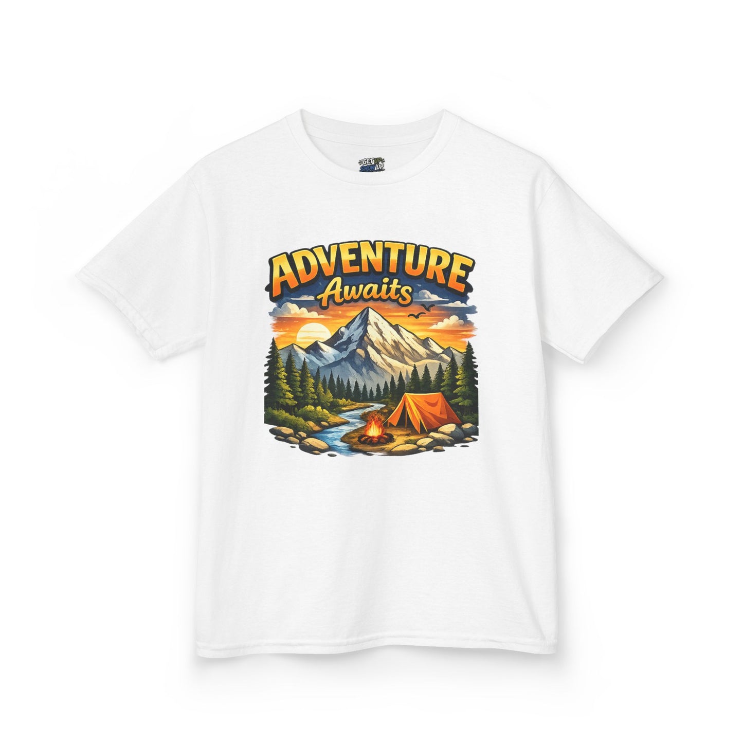 Kids Heavy Cotton™ Tee Adventure Awaits