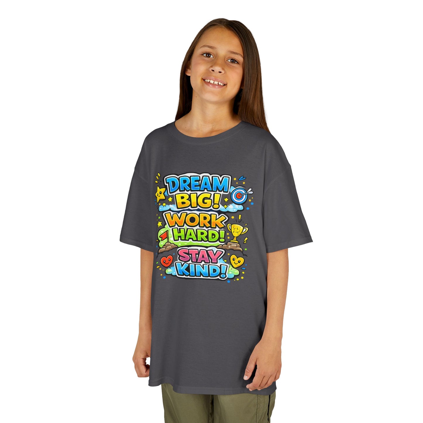 Kids Heavy Cotton™ Motivational Shirt