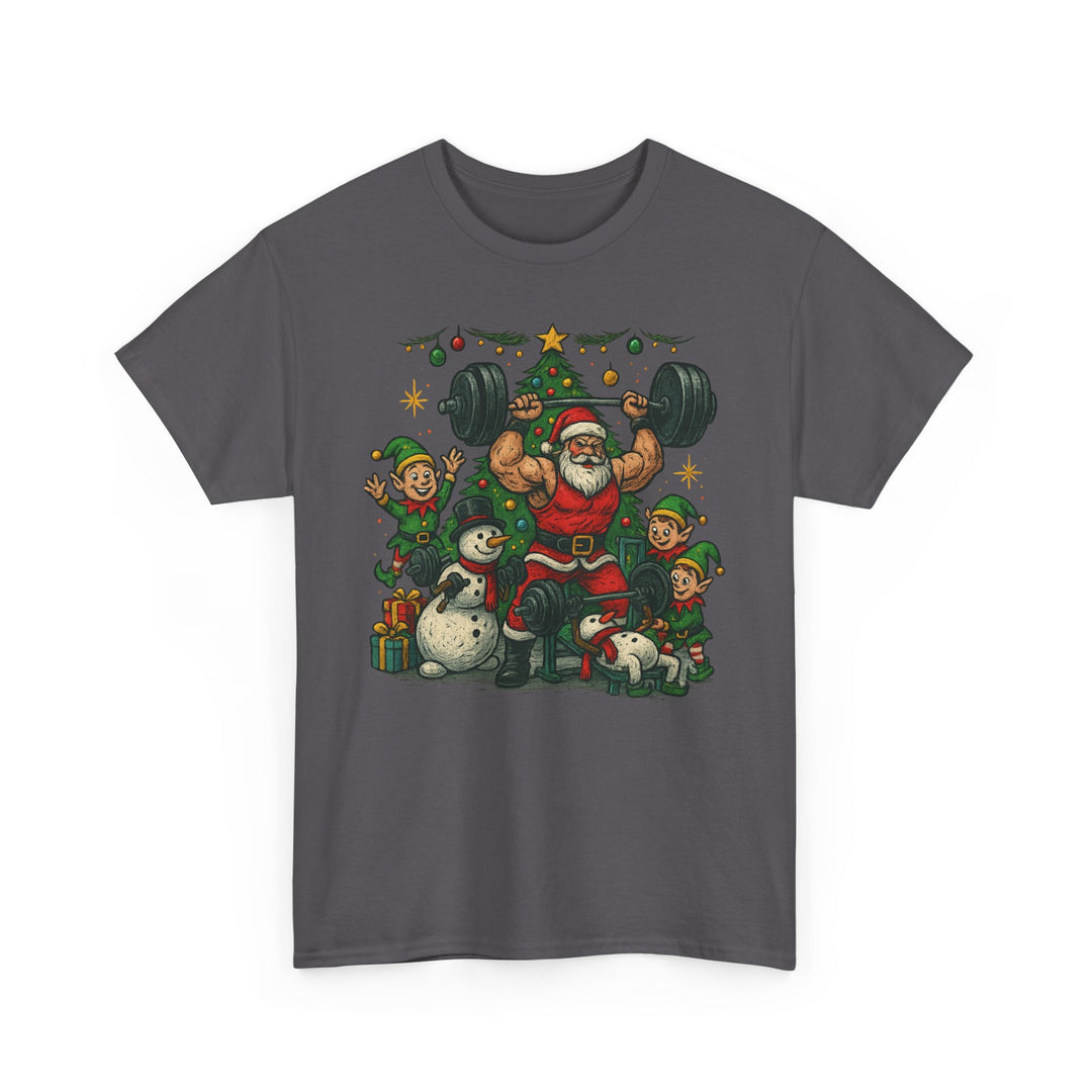 Christmas/Holiday Workout Unisex Heavy Cotton Tee