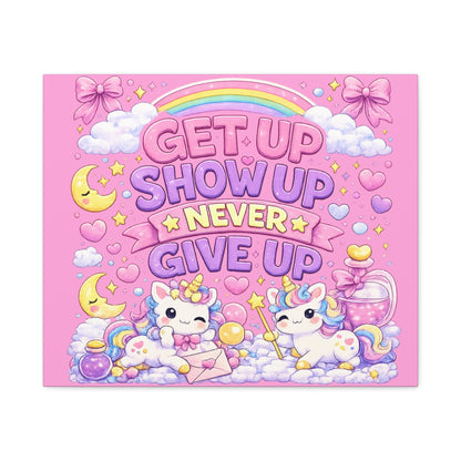 Kids Inspirational Canvas Wall Art – Premium Motivational Canvas Print for Bedroom, Playroom & Nursery Décor
