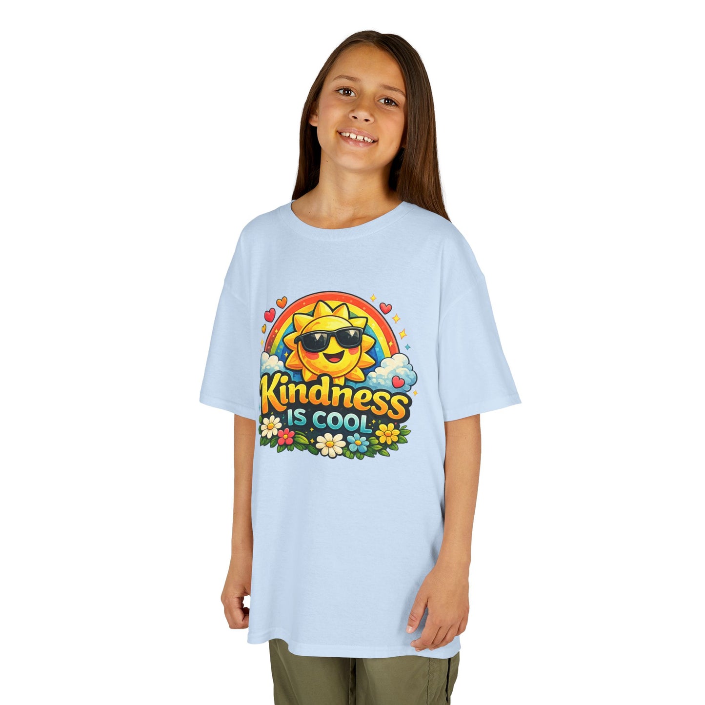 Kids Heavy Cotton™ Tee "Kindness is Cool"