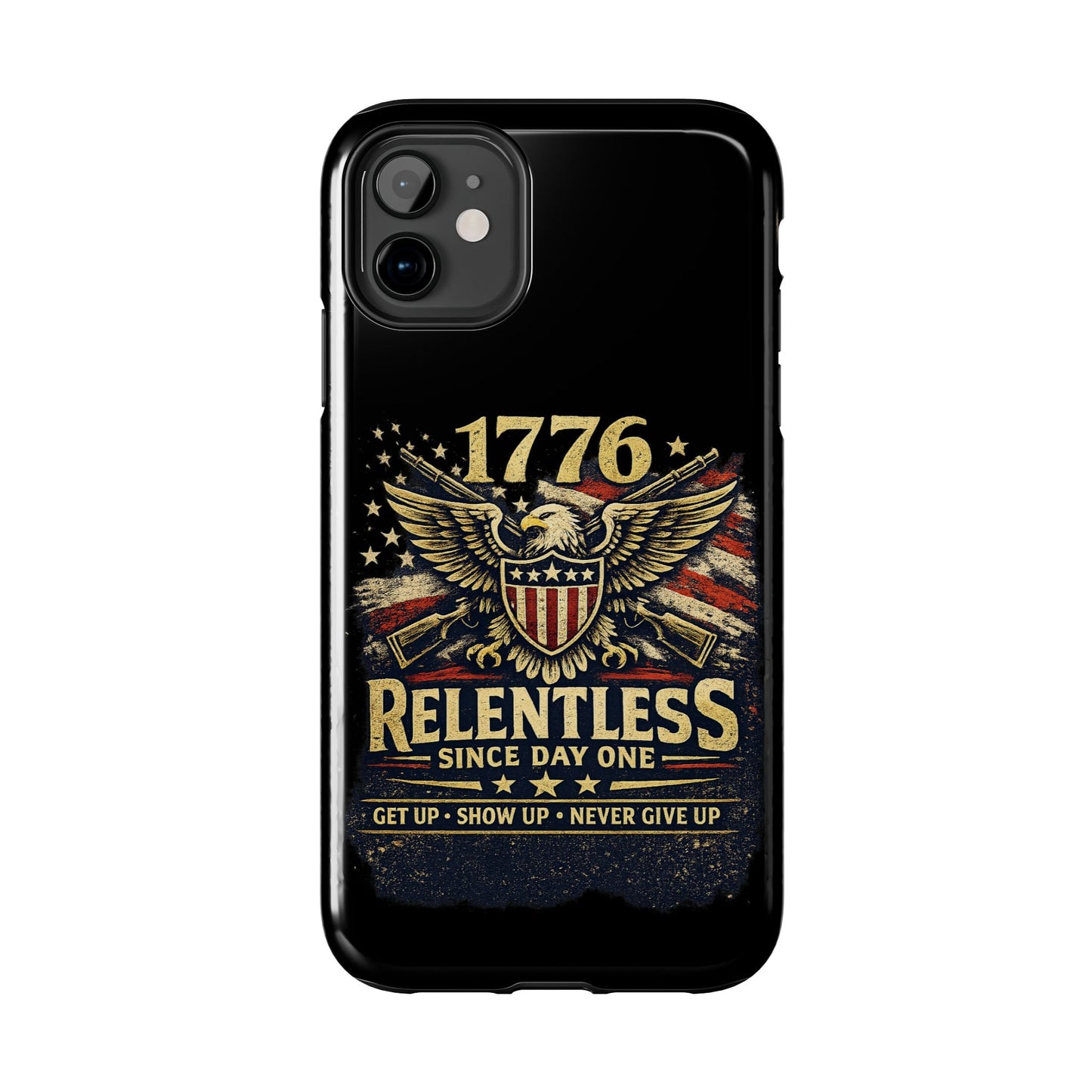 Patriotic 4th of July Tough Phone Case | Shockproof Protective Cover for iPhone & Samsung | USA Independence Day Design