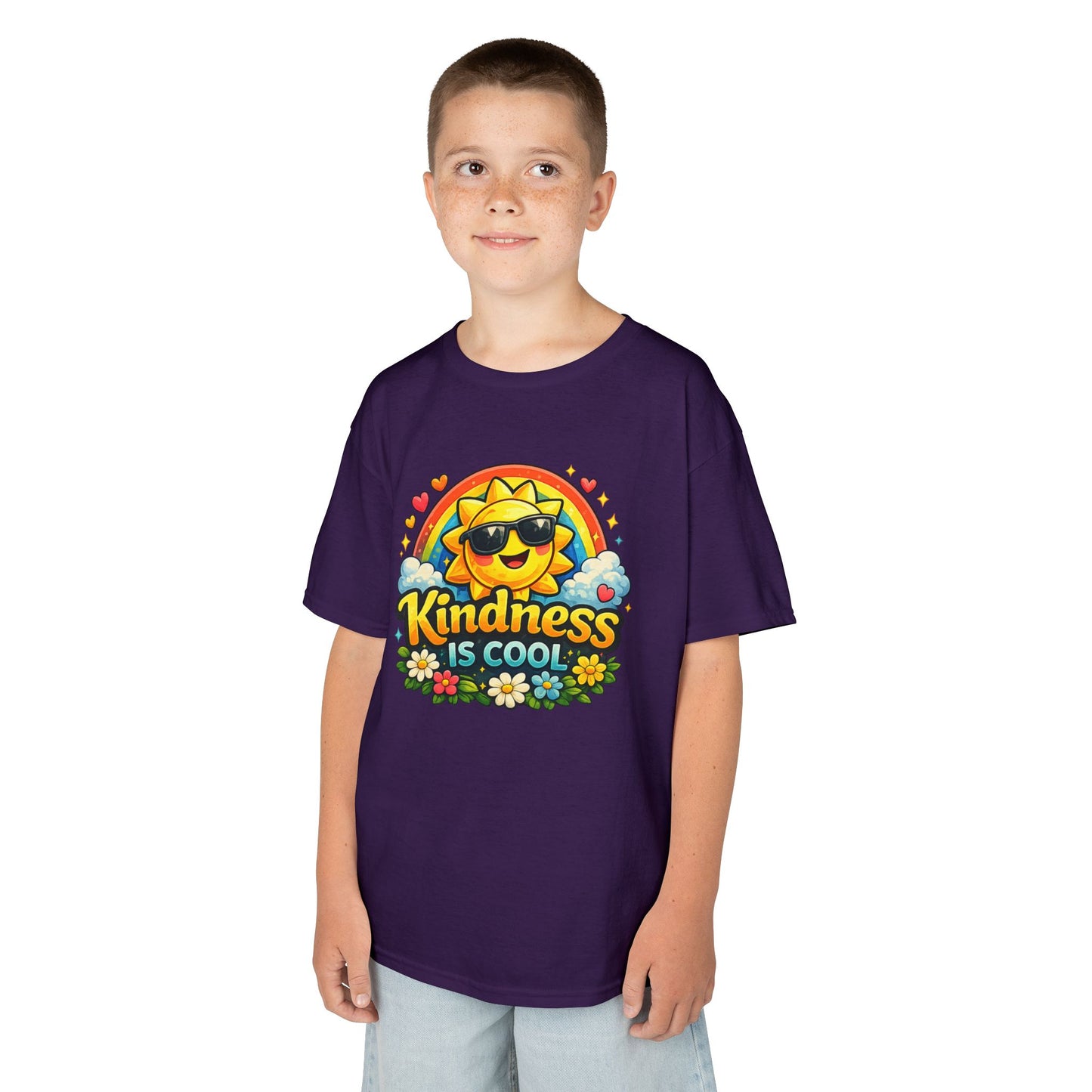 Kids Heavy Cotton™ Tee "Kindness is Cool"