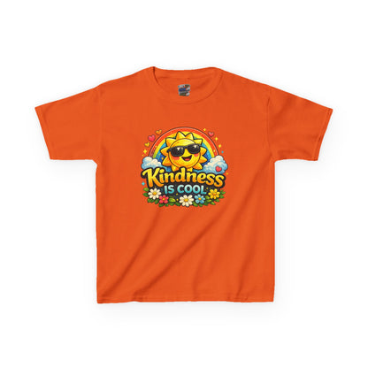Kids Heavy Cotton™ Tee "Kindness is Cool"