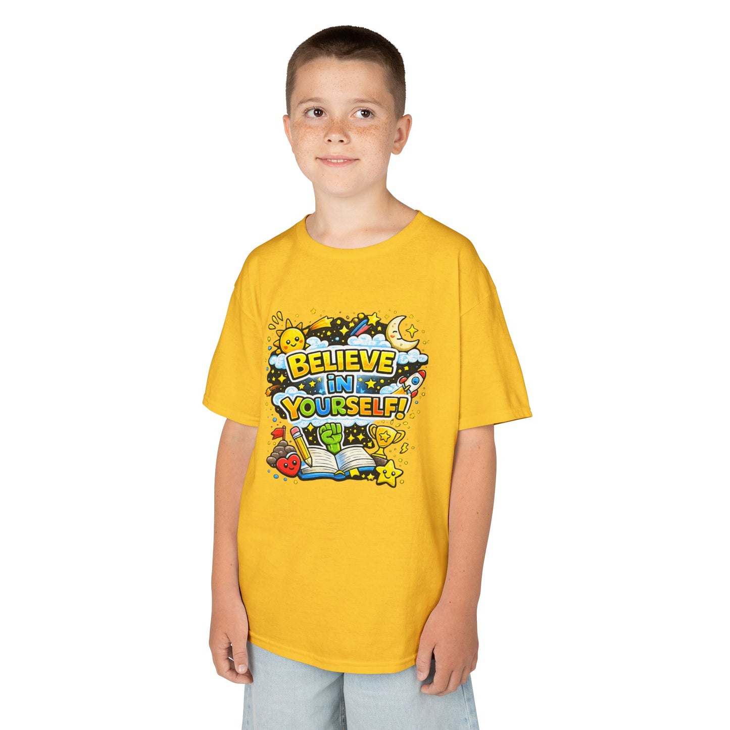 Kids Heavy Cotton™ Motivational T Shirt