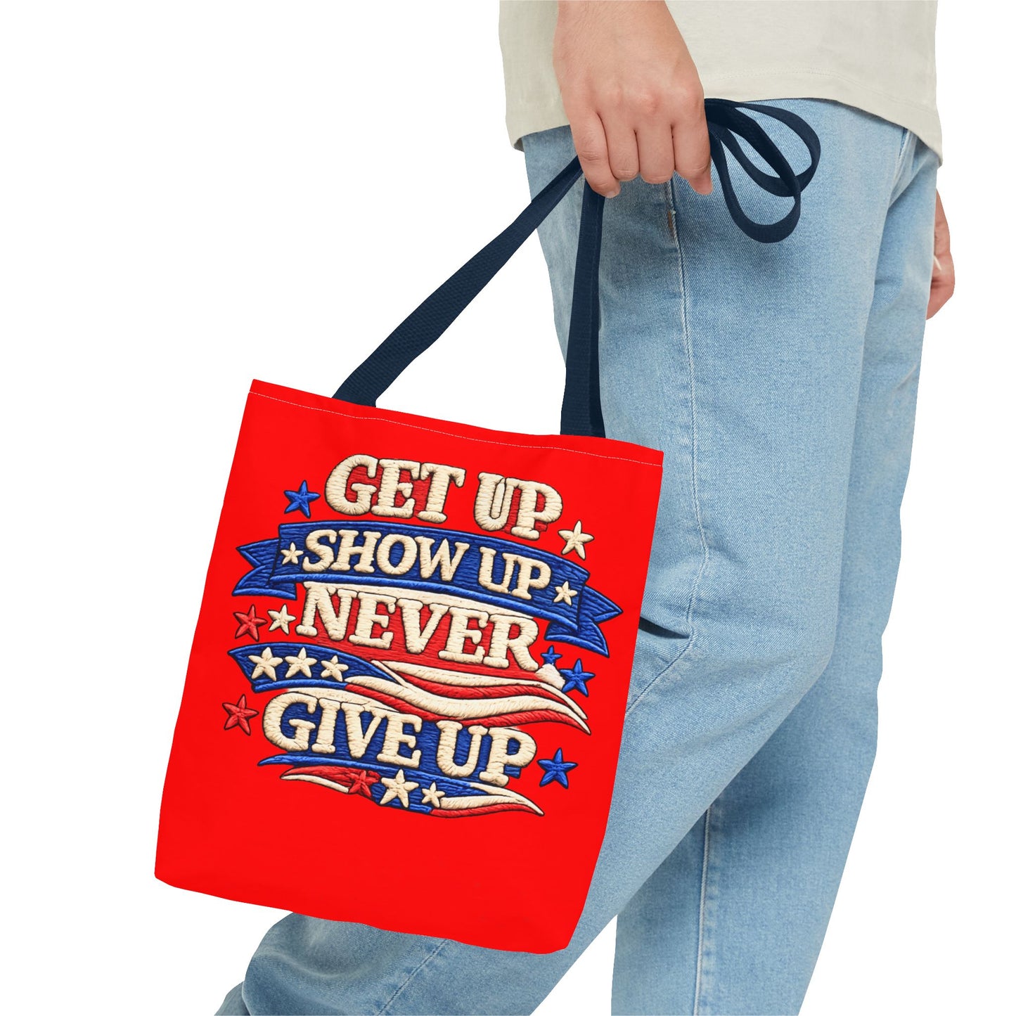 Patriotic 4th of July Tote Bag | Reusable American Pride Shopping Bag | USA Independence Day Beach, Grocery & Everyday Carry Tote