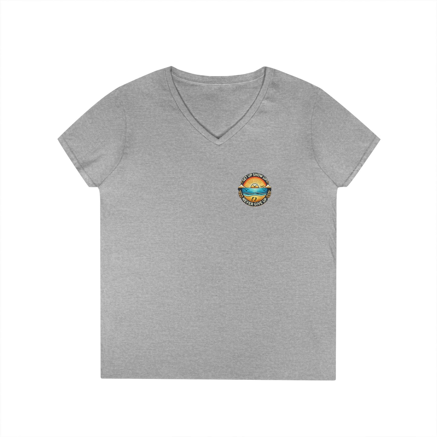 Women's V Neck-Strength in Motion