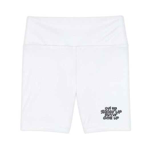 No Limits Performance Shorts – Move Freely, Train Harder (White)