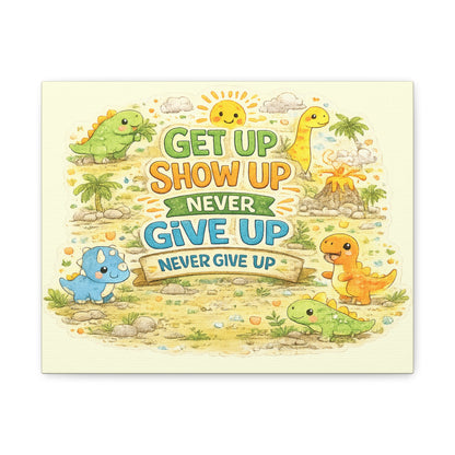 Kids Inspirational Canvas Wall Art – Premium Motivational Canvas Print for Bedroom, Playroom & Nursery Décor