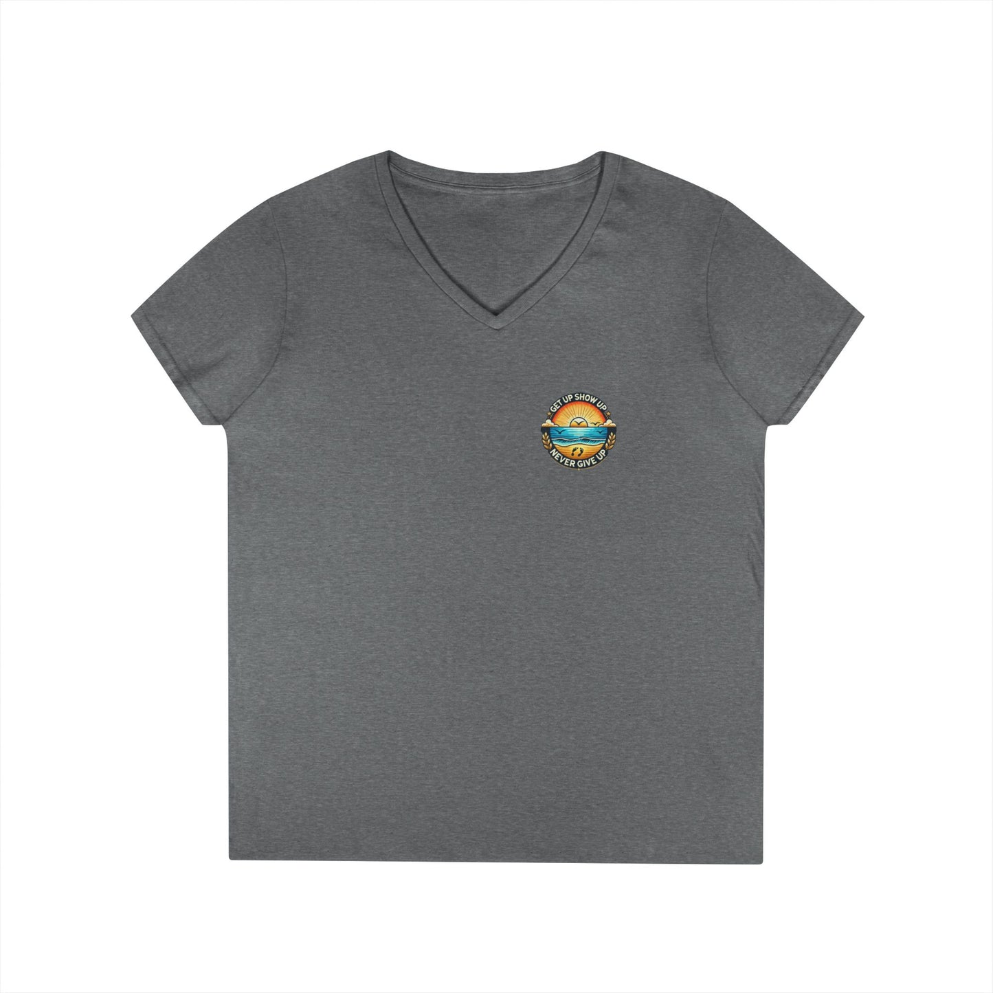 Women's V Neck-Strength in Motion