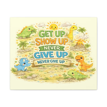 Kids Inspirational Canvas Wall Art – Premium Motivational Canvas Print for Bedroom, Playroom & Nursery Décor