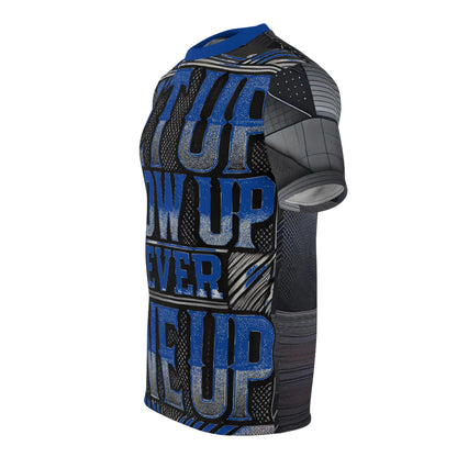 Relentless Drive Tee – Get Up, Show Up, Never Give Up (Dark Blue)