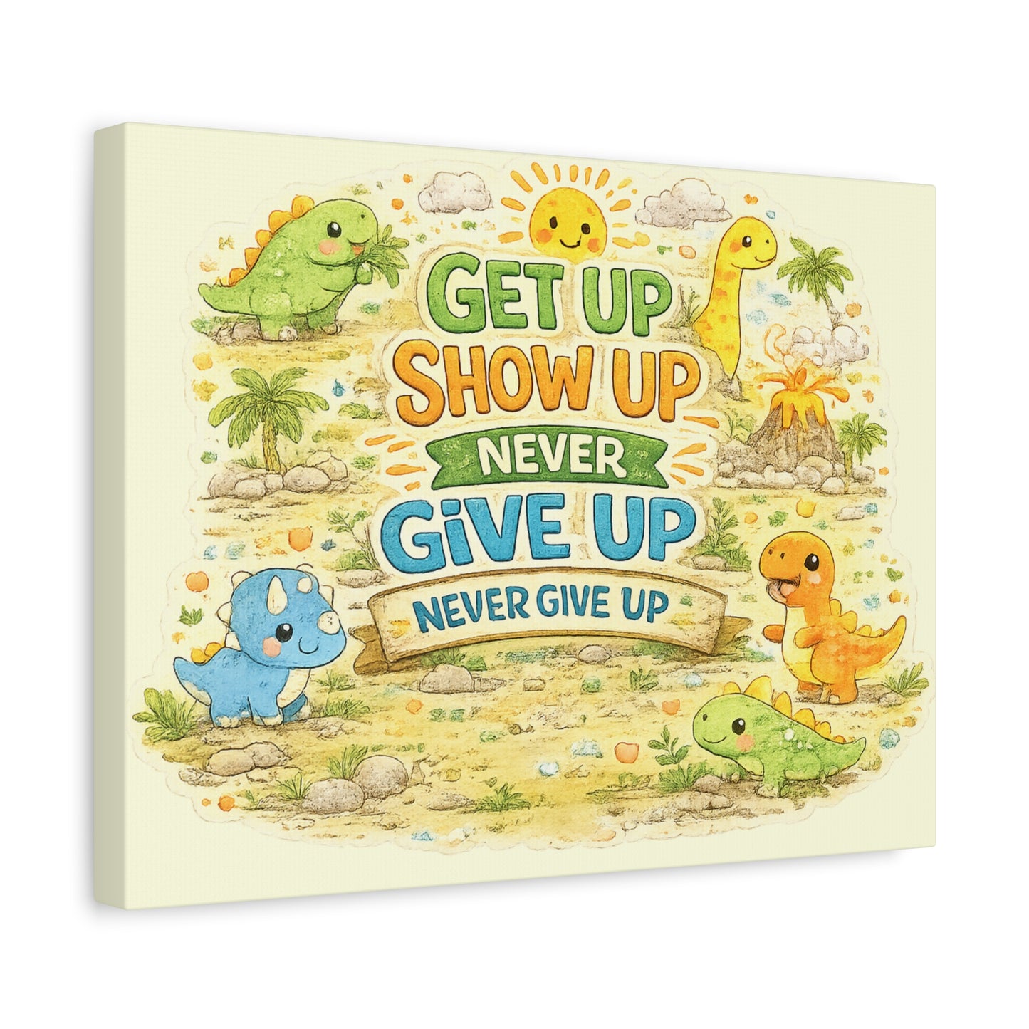 Kids Inspirational Canvas Wall Art – Premium Motivational Canvas Print for Bedroom, Playroom & Nursery Décor