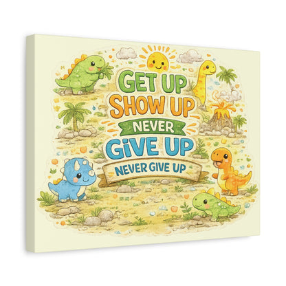 Kids Inspirational Canvas Wall Art – Premium Motivational Canvas Print for Bedroom, Playroom & Nursery Décor