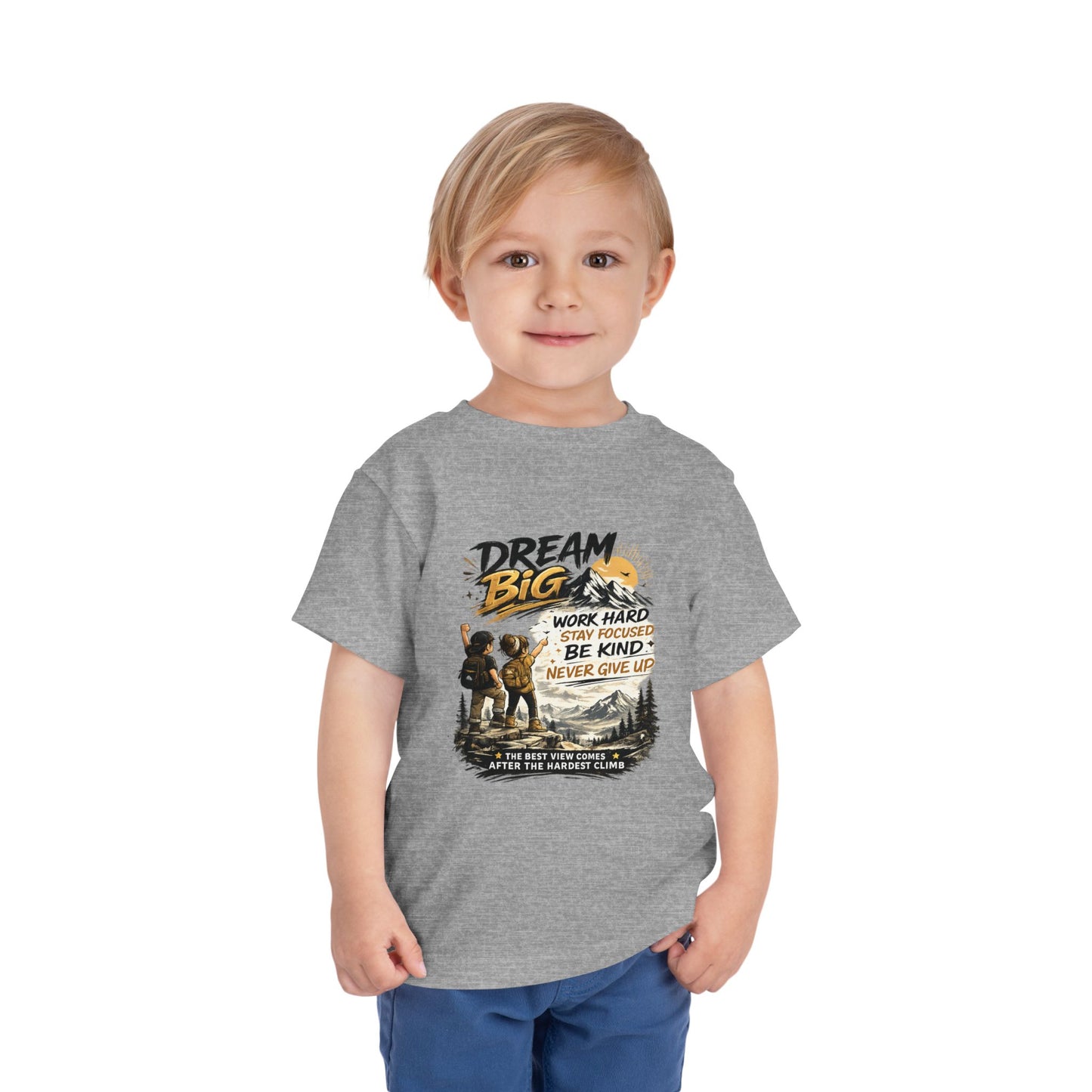 Toddler Motivational T-Shirt | Inspirational Kids Graphic Tee | Soft Cotton Toddler Shirt | Positive Mindset Children's Clothing | Everyday Comfort Tee