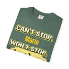 Custom Name Motivational T-Shirt – Can’t Stop. Won’t Stop.