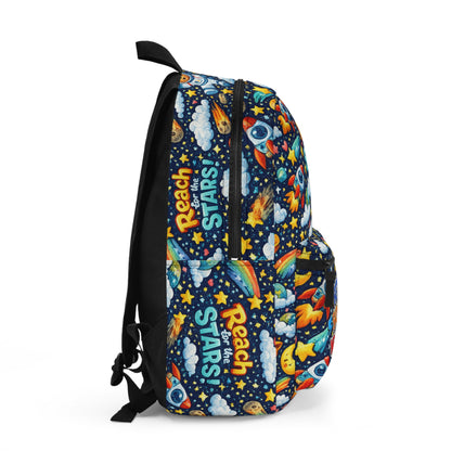 Youth/Kids Motivational Backpack "Reach For the Stars"