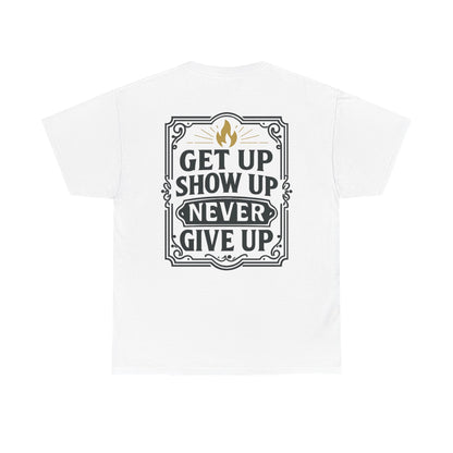 Barbells Over Breakdown. Unisex Heavy Cotton Tee
