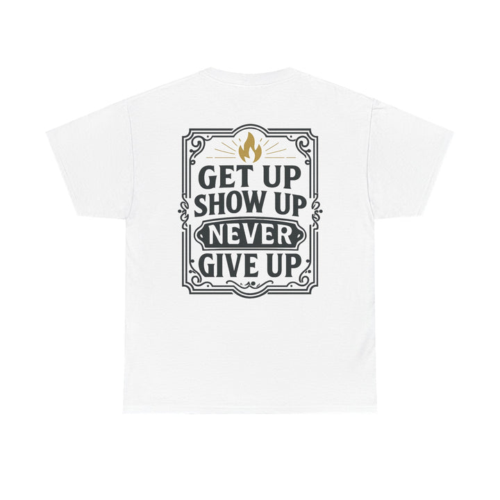 Barbells Over Breakdown. Unisex Heavy Cotton Tee