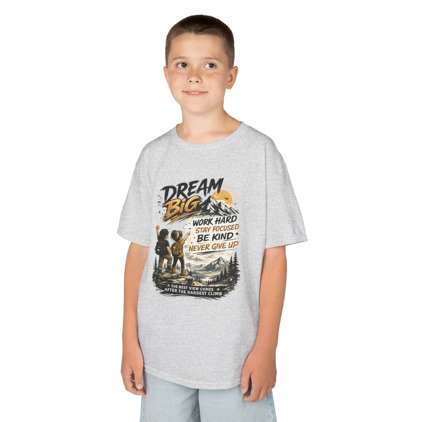Kids Heavy Cotton™ Motivational T shirt