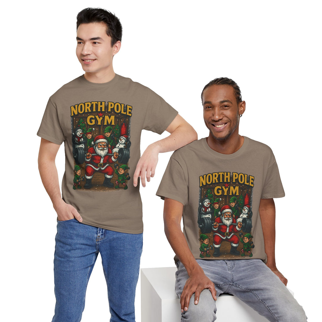 North Pole Gym. Unisex Heavy Cotton Tee