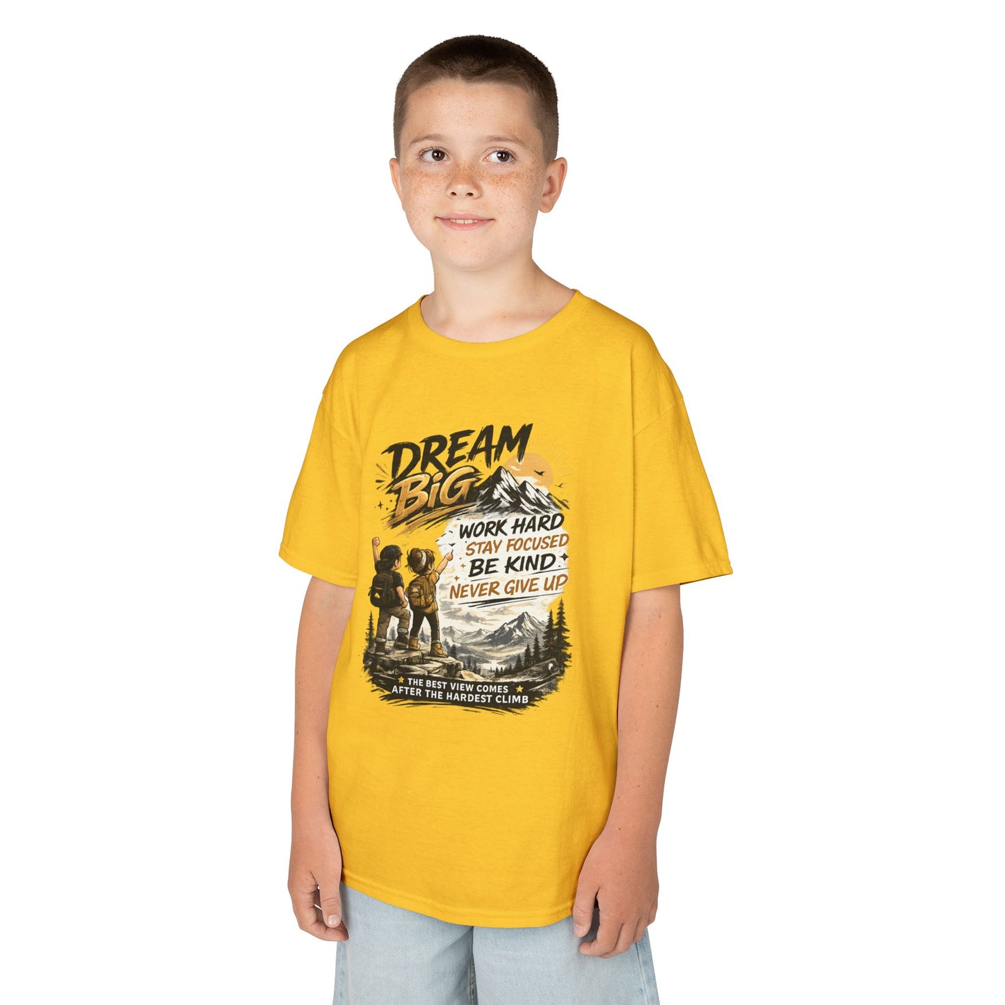 Kids Heavy Cotton™ Motivational T shirt