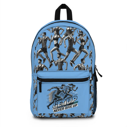 Go-Getter Backpack – Carry Your Goals Everywhere (Light Blue)