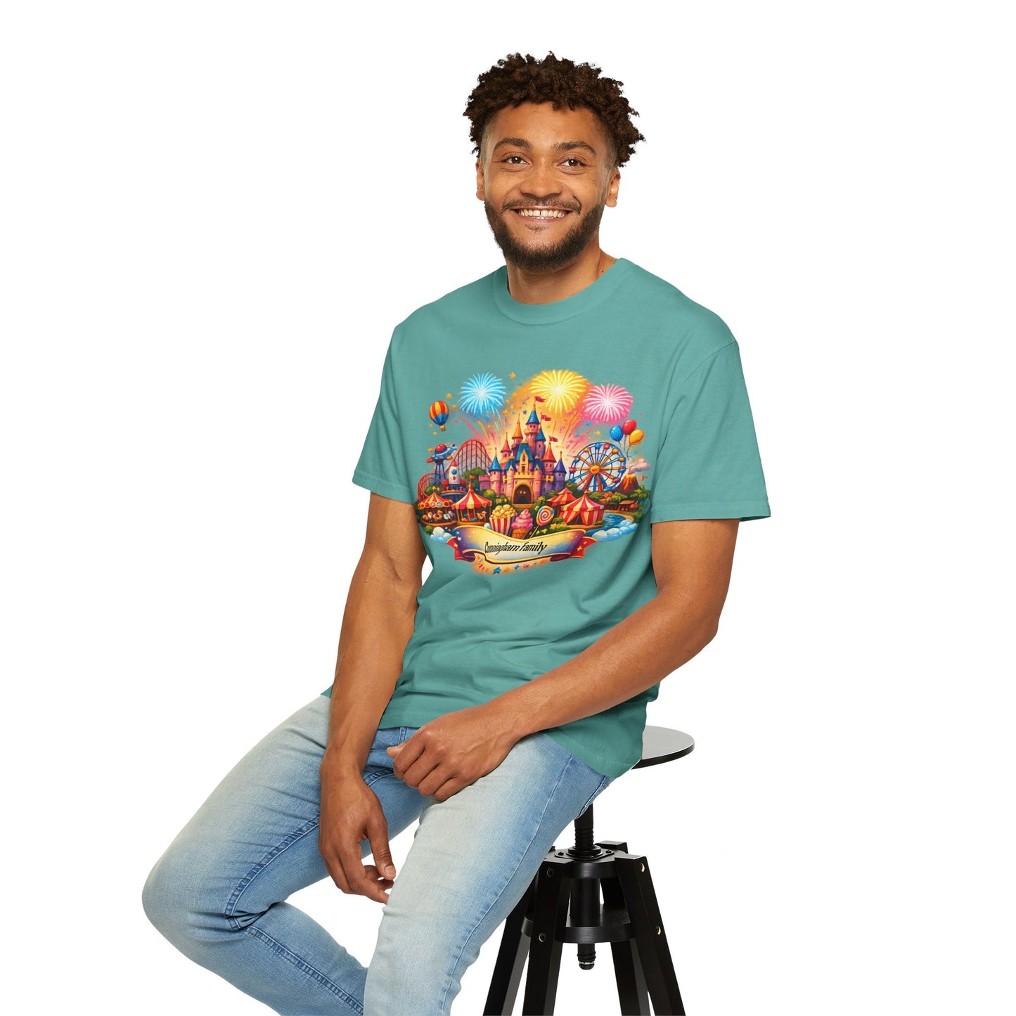 Customizable Name Graphic T-Shirt – for Disney Trips, Theme Park Vacations