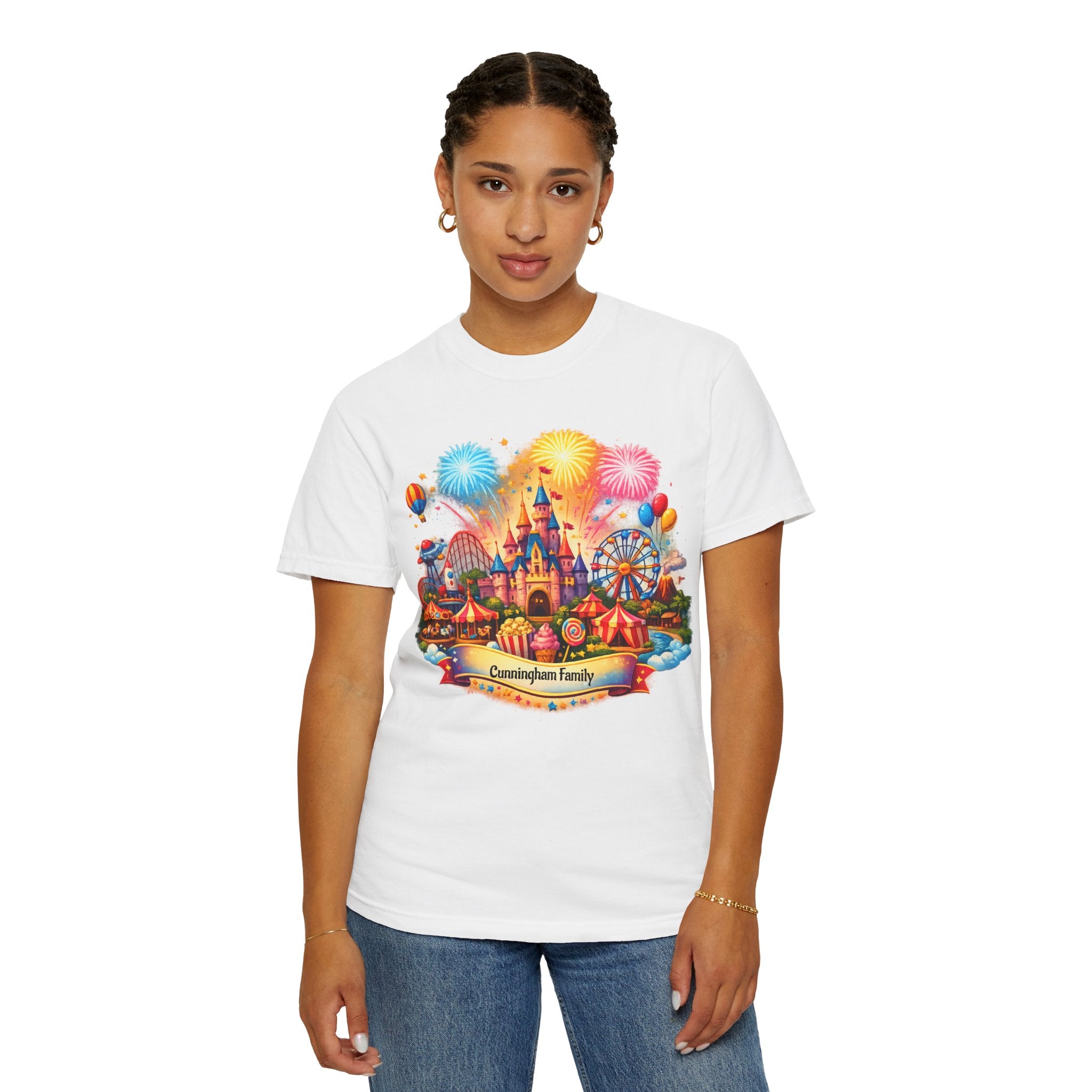 Customizable Name Graphic T-Shirt – for Disney Trips, Theme Park Vacations