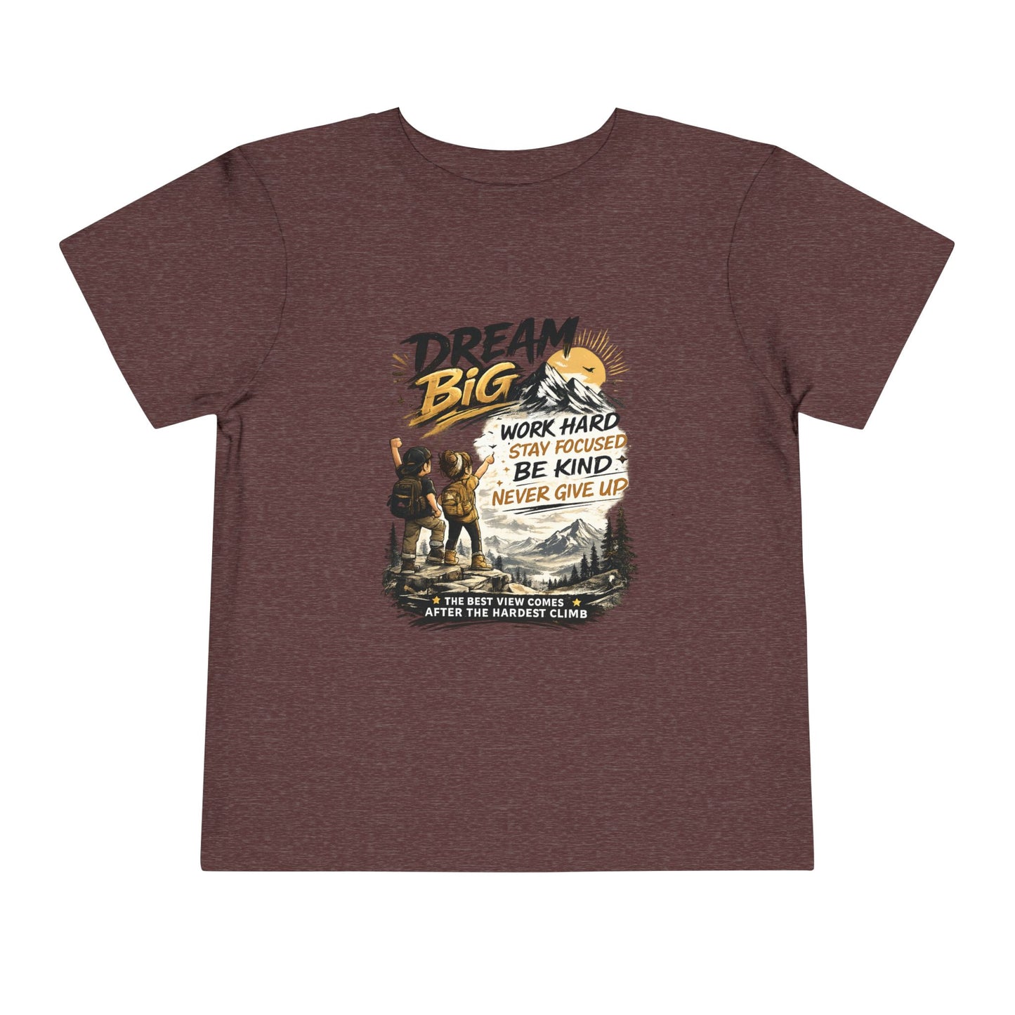 Toddler Motivational T-Shirt | Inspirational Kids Graphic Tee | Soft Cotton Toddler Shirt | Positive Mindset Children's Clothing | Everyday Comfort Tee
