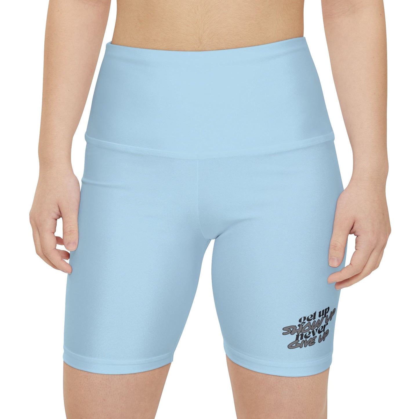 No Limits Performance Shorts – Move Freely, Train Harder (Light Blue)